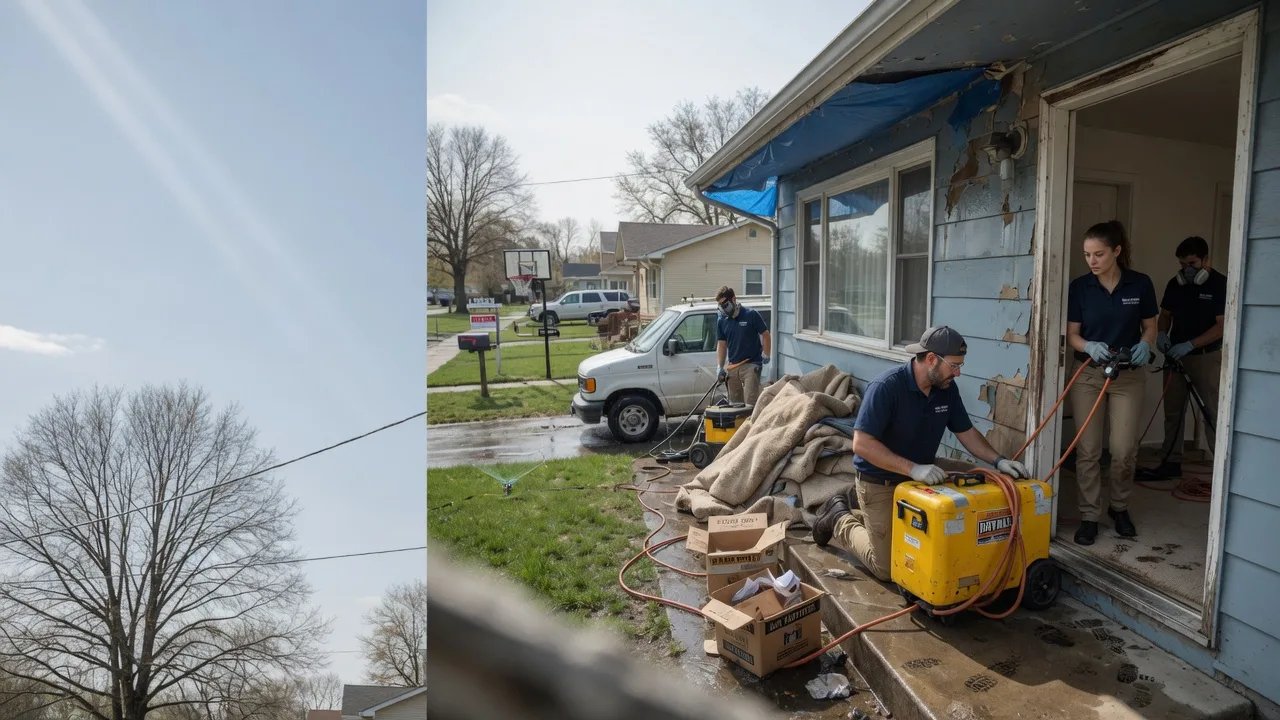 Basement Flood Cleanup in Kipton, OH near me